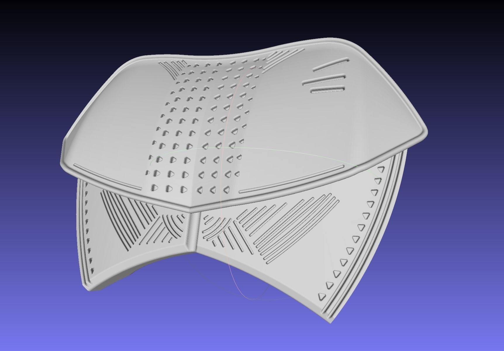 Black Panther M Baku Chestplate Model 3D print model_8