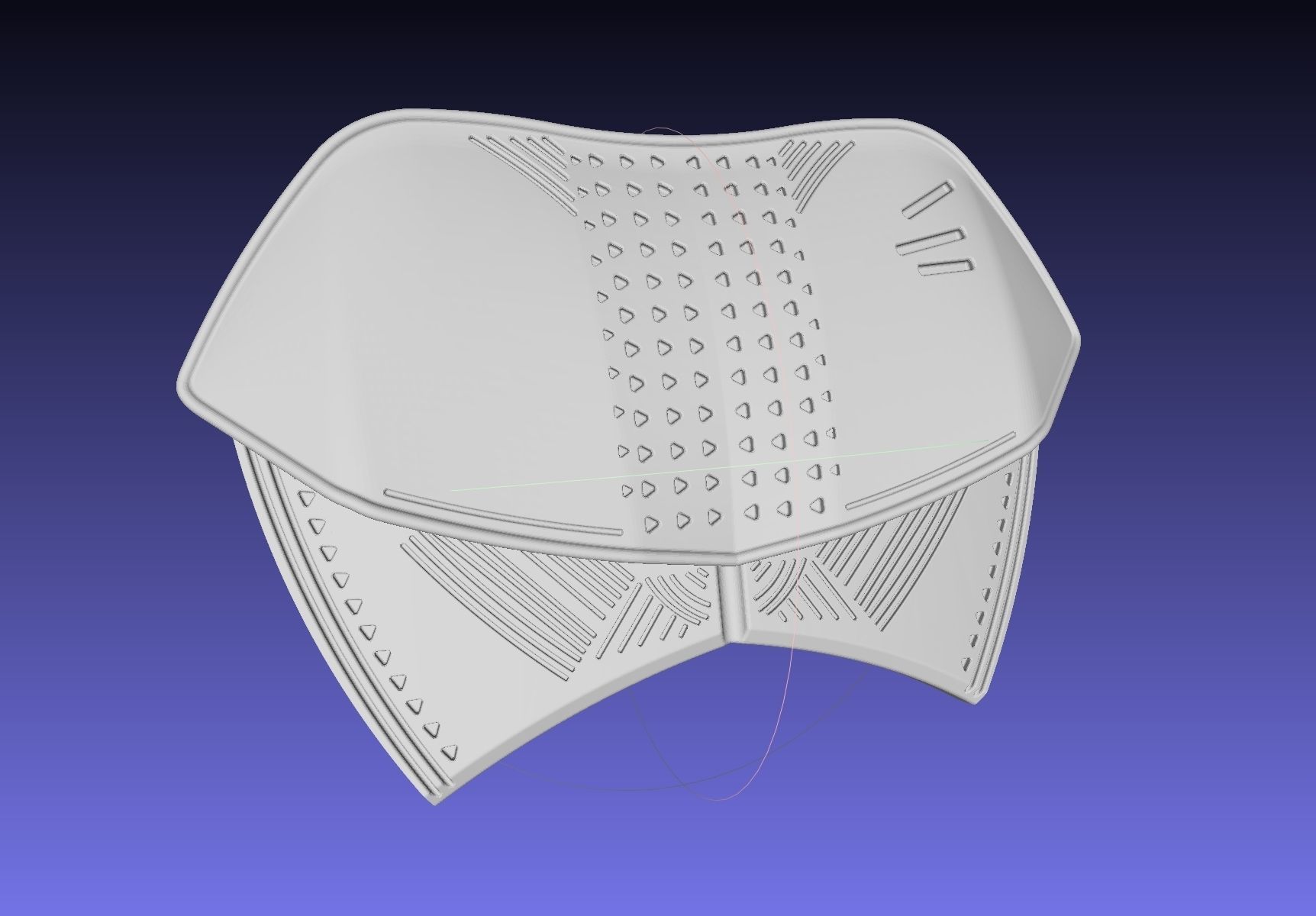 Black Panther M Baku Chestplate Model 3D print model_29