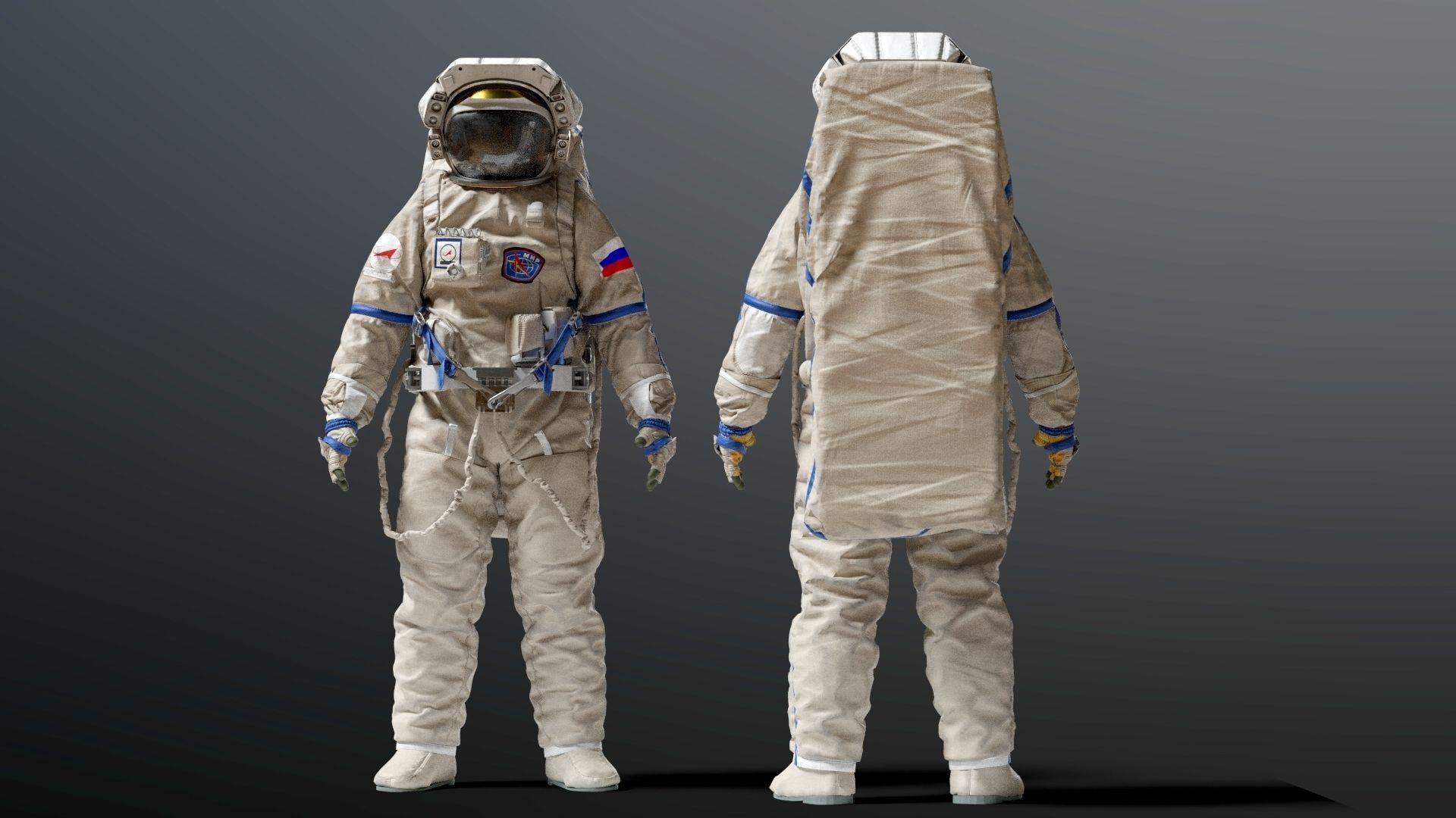 SPACESUIT Russian Orlan 3D model_4