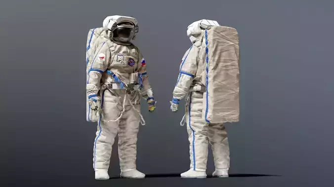 SPACESUIT Russian Orlan 3D model