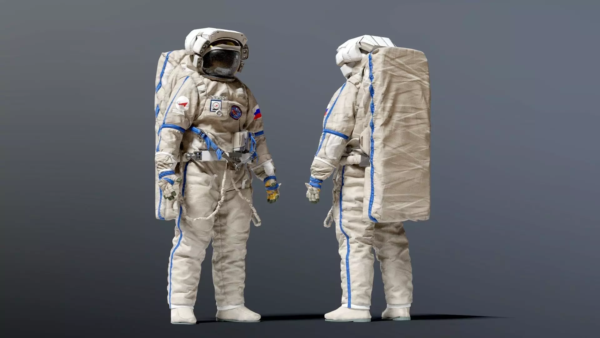 SPACESUIT Russian Orlan 3D model_0