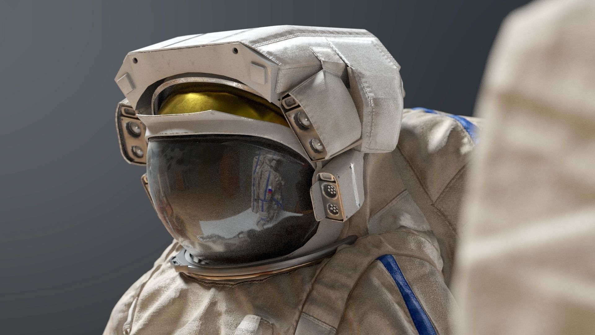 SPACESUIT Russian Orlan 3D model_13