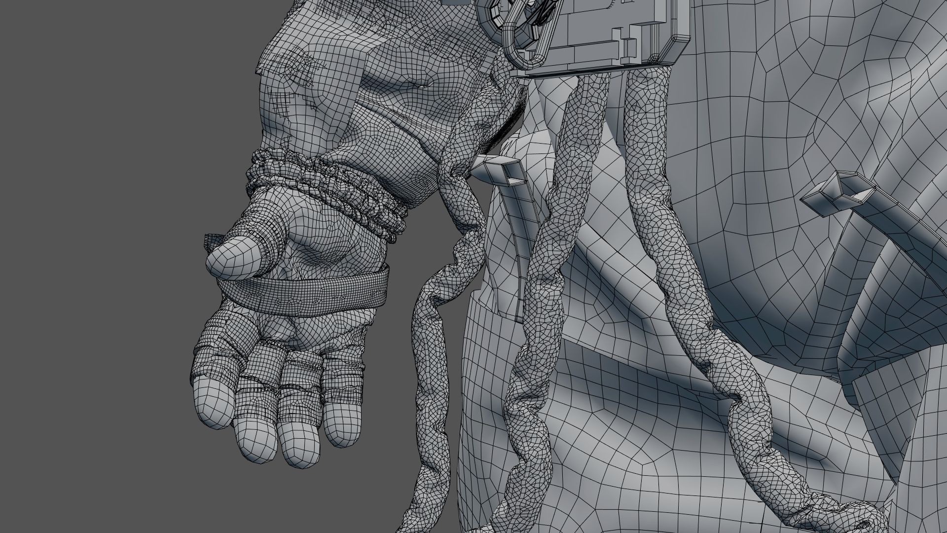 SPACESUIT Russian Orlan 3D model_61