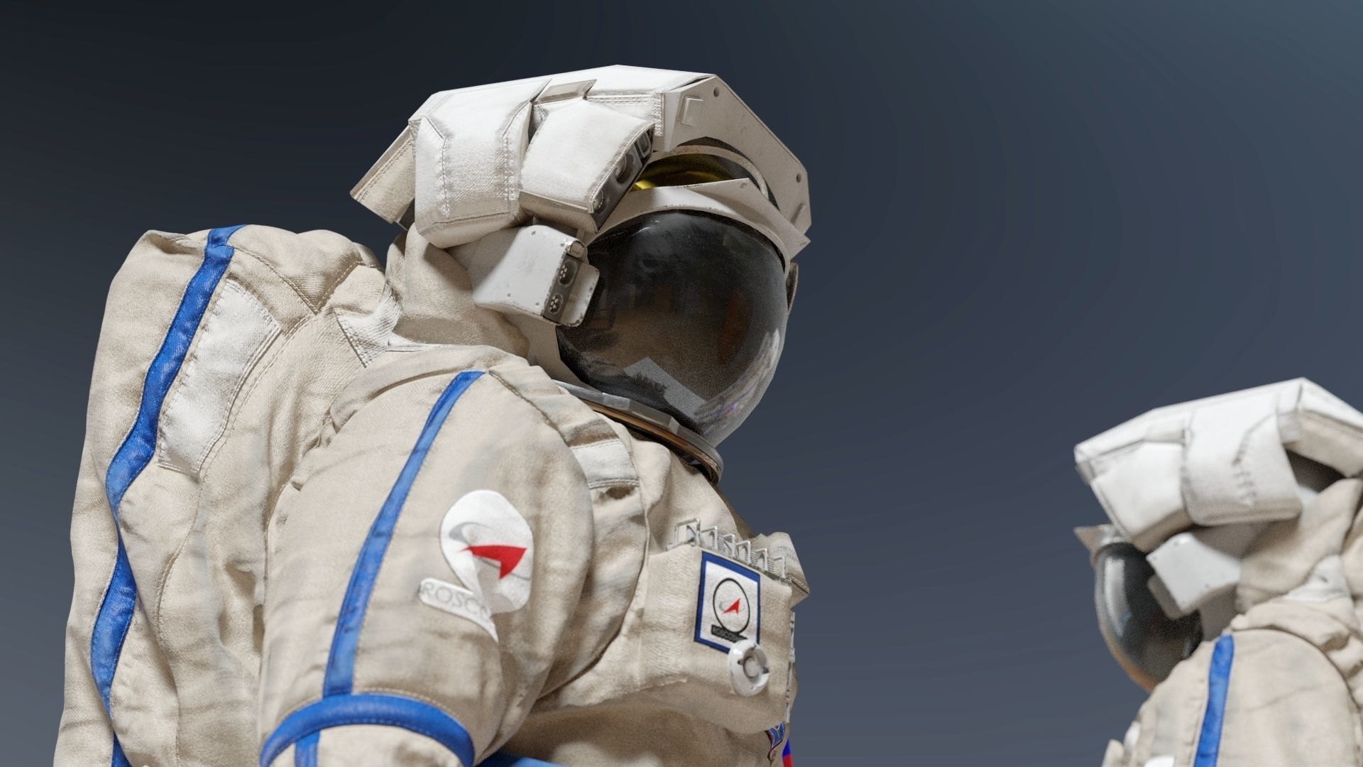 SPACESUIT Russian Orlan 3D model_11