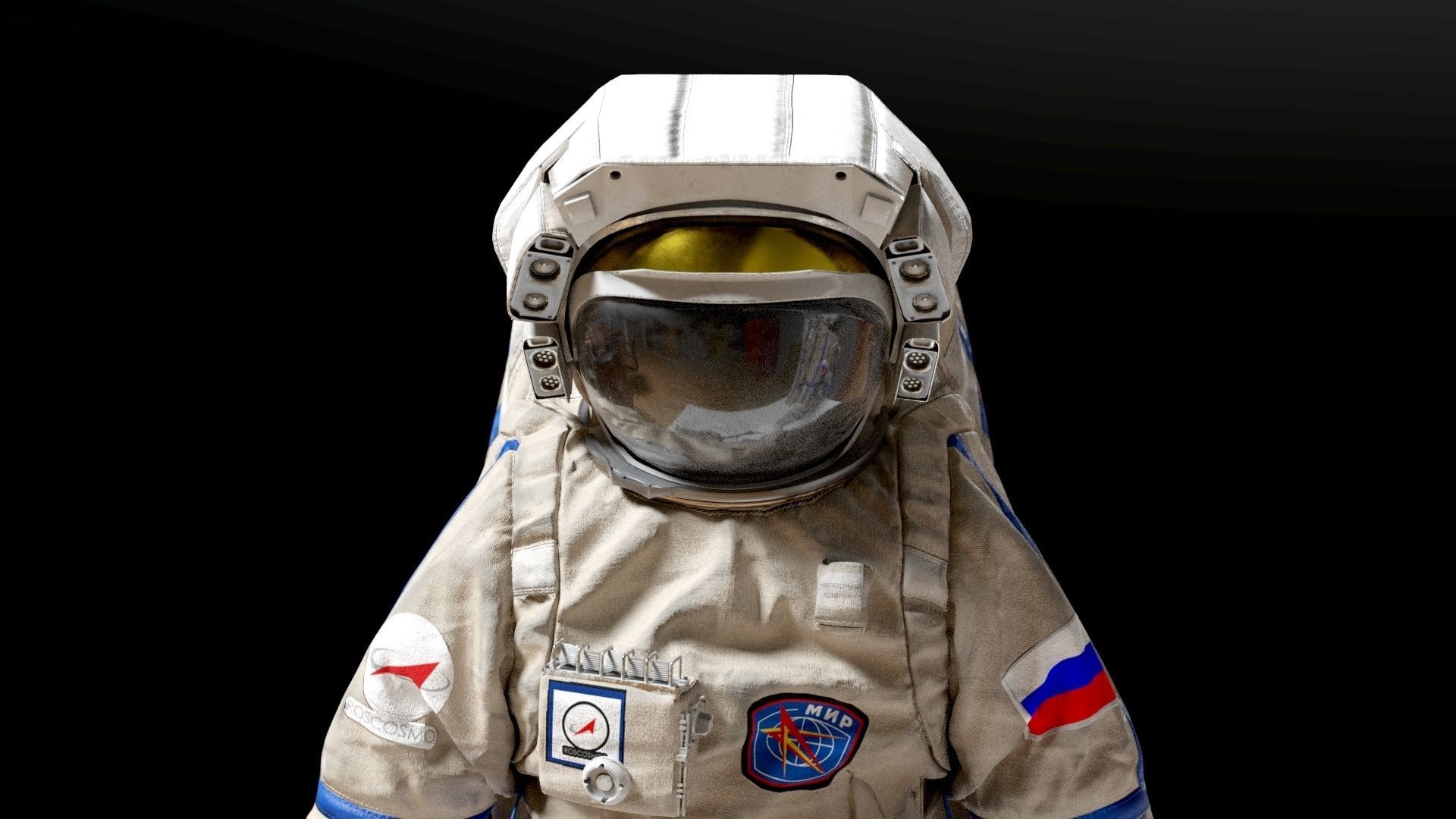 SPACESUIT Russian Orlan 3D model_6