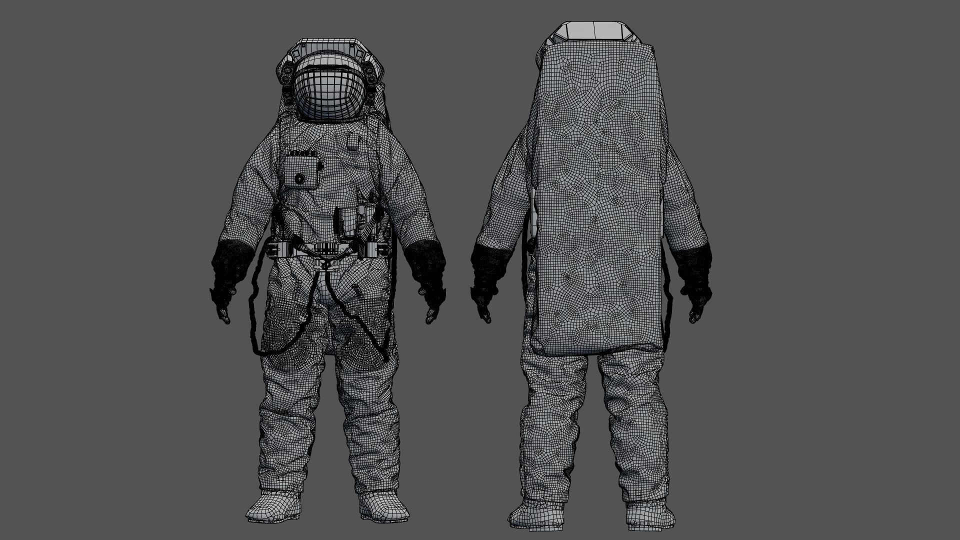 SPACESUIT Russian Orlan 3D model_49