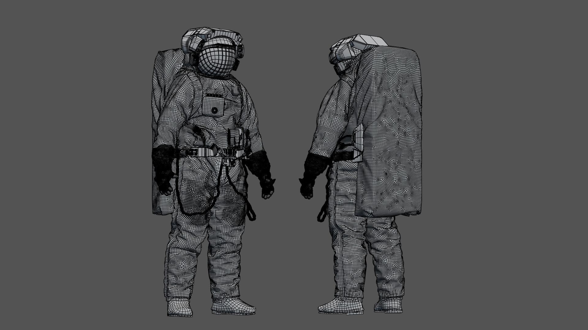 SPACESUIT Russian Orlan 3D model_47