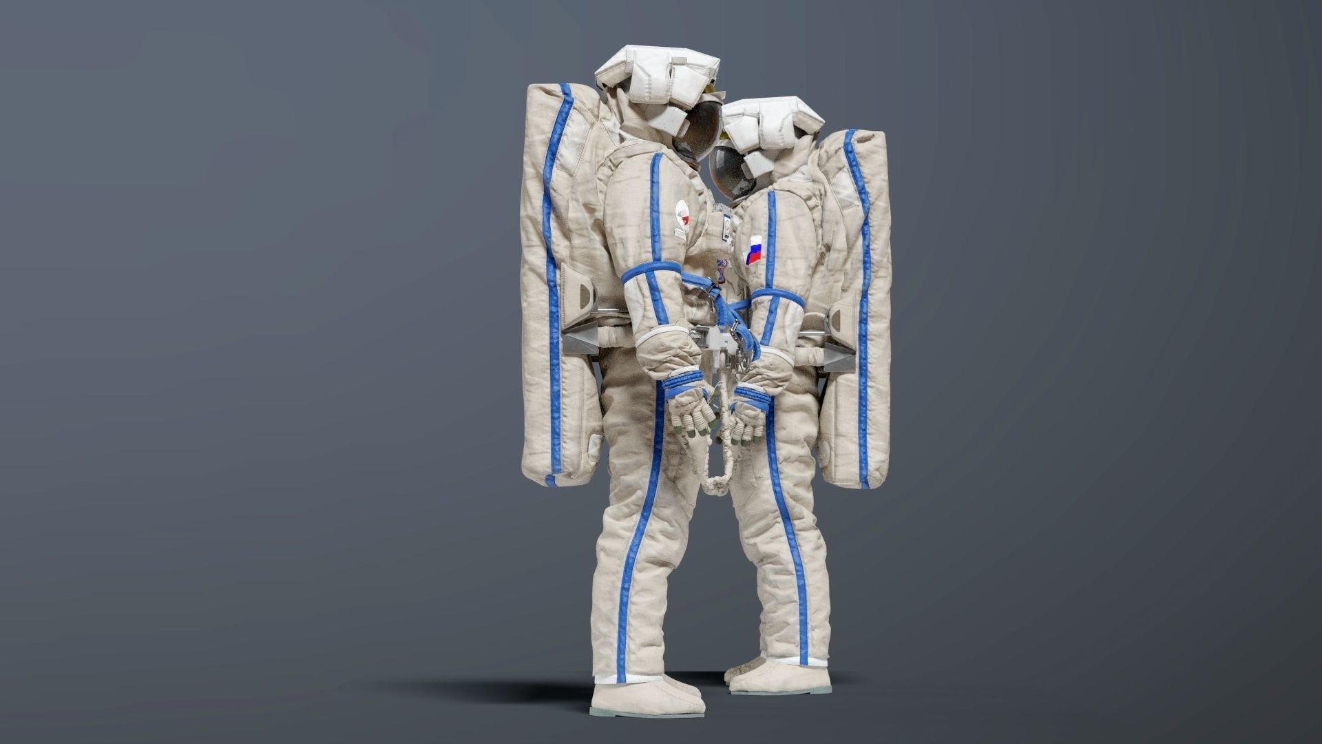 SPACESUIT Russian Orlan 3D model_5