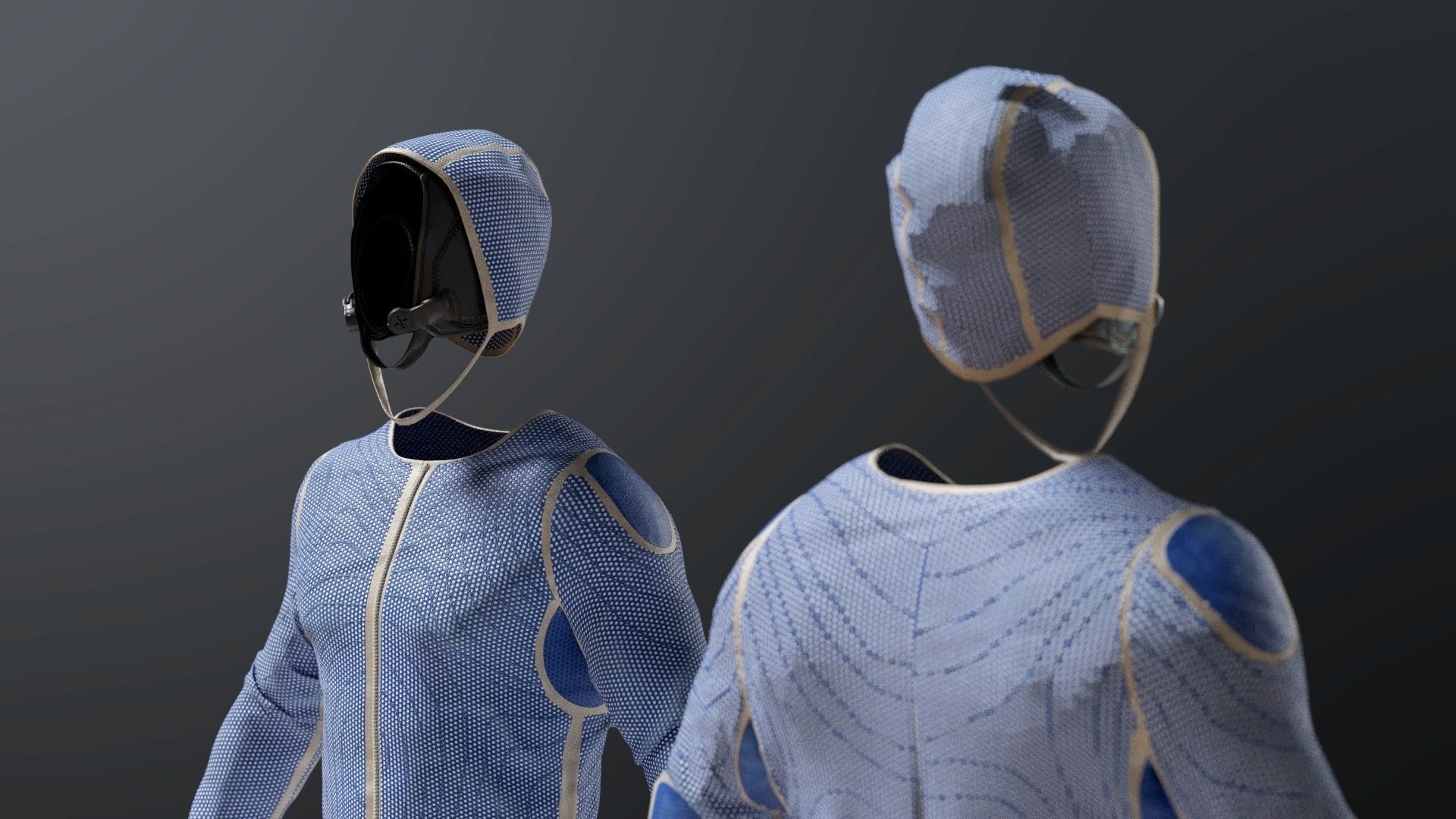 SPACESUIT Russian Orlan 3D model_21
