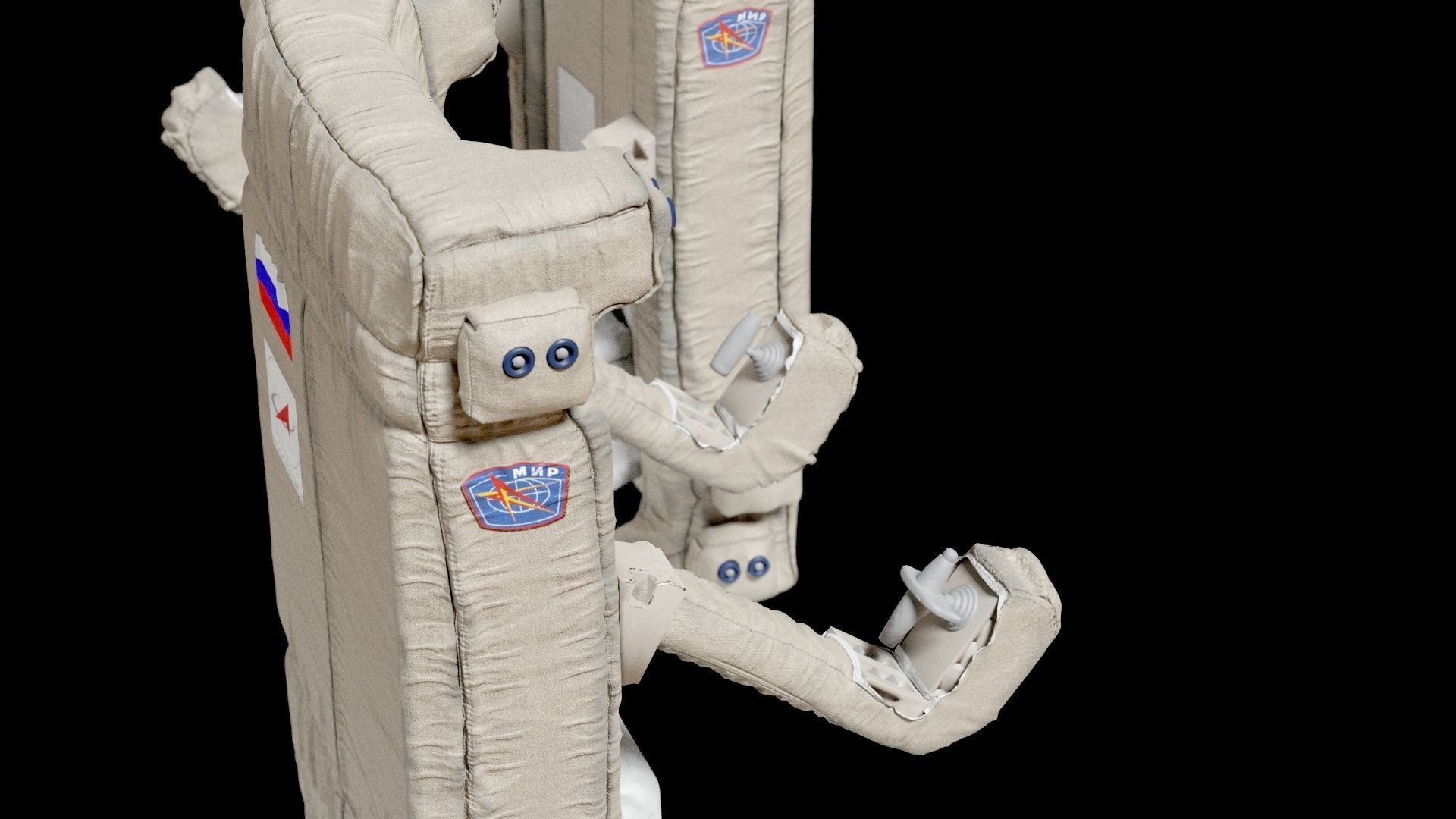 SPACESUIT Russian Orlan 3D model_19