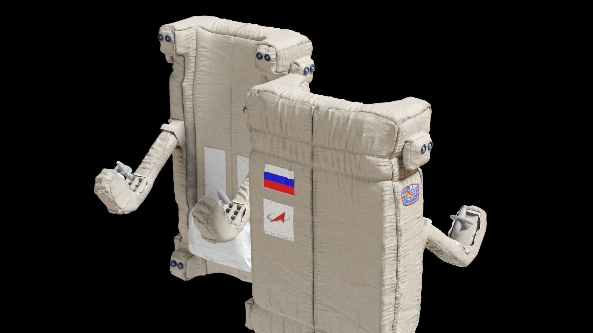 SPACESUIT Russian Orlan 3D model_18