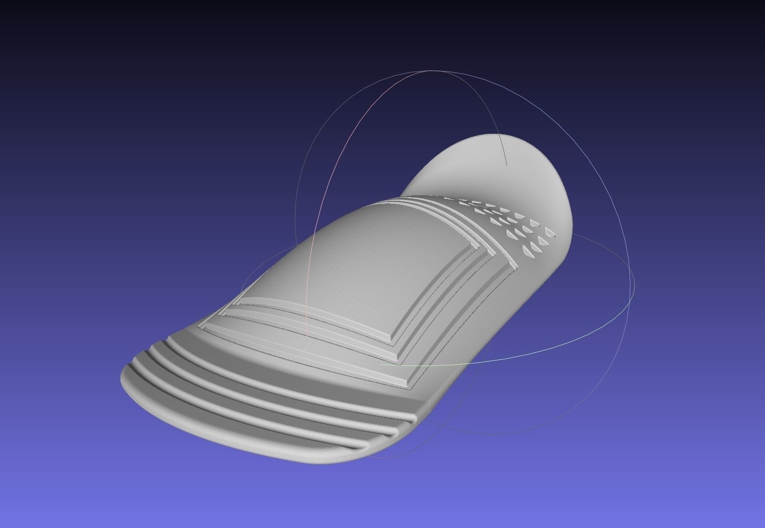 Black Panther M Baku Shin And Shoulder Guards 3D print model_14