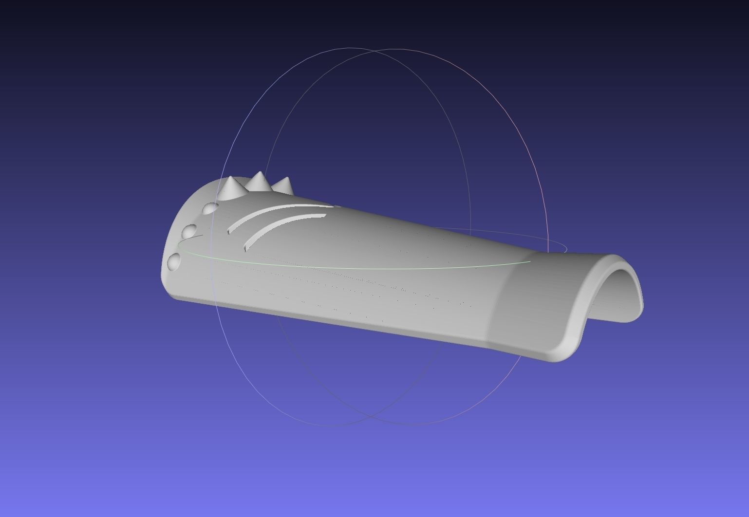 Black Panther M Baku Shin And Shoulder Guards 3D print model_4