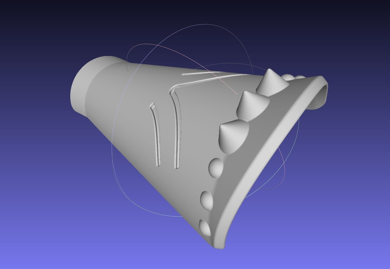 Black Panther M Baku Shin And Shoulder Guards 3D print model_10