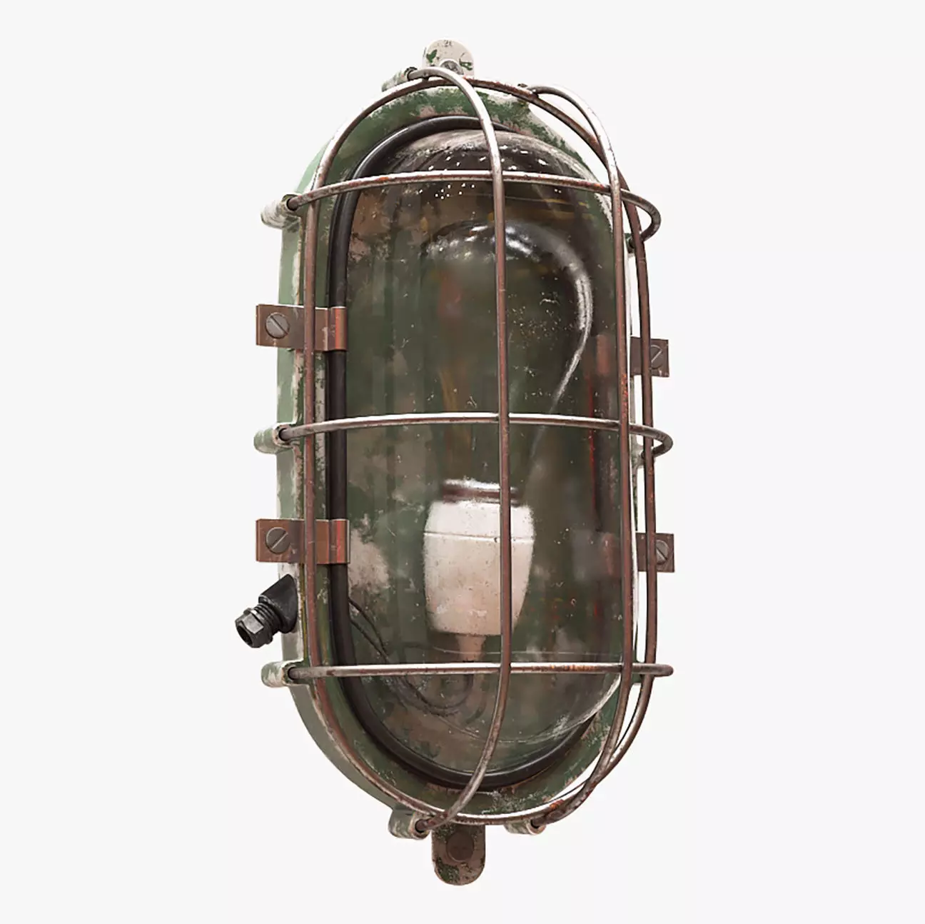 bulkhead light 3D model_0