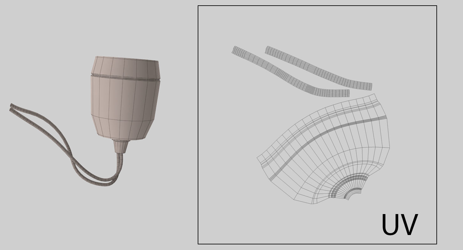 bulkhead light 3D model_16