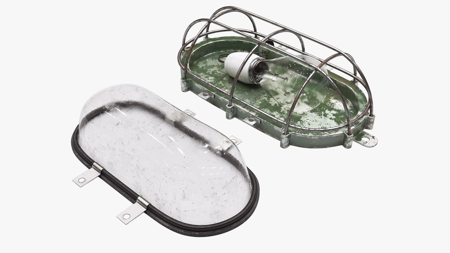 bulkhead light 3D model_6