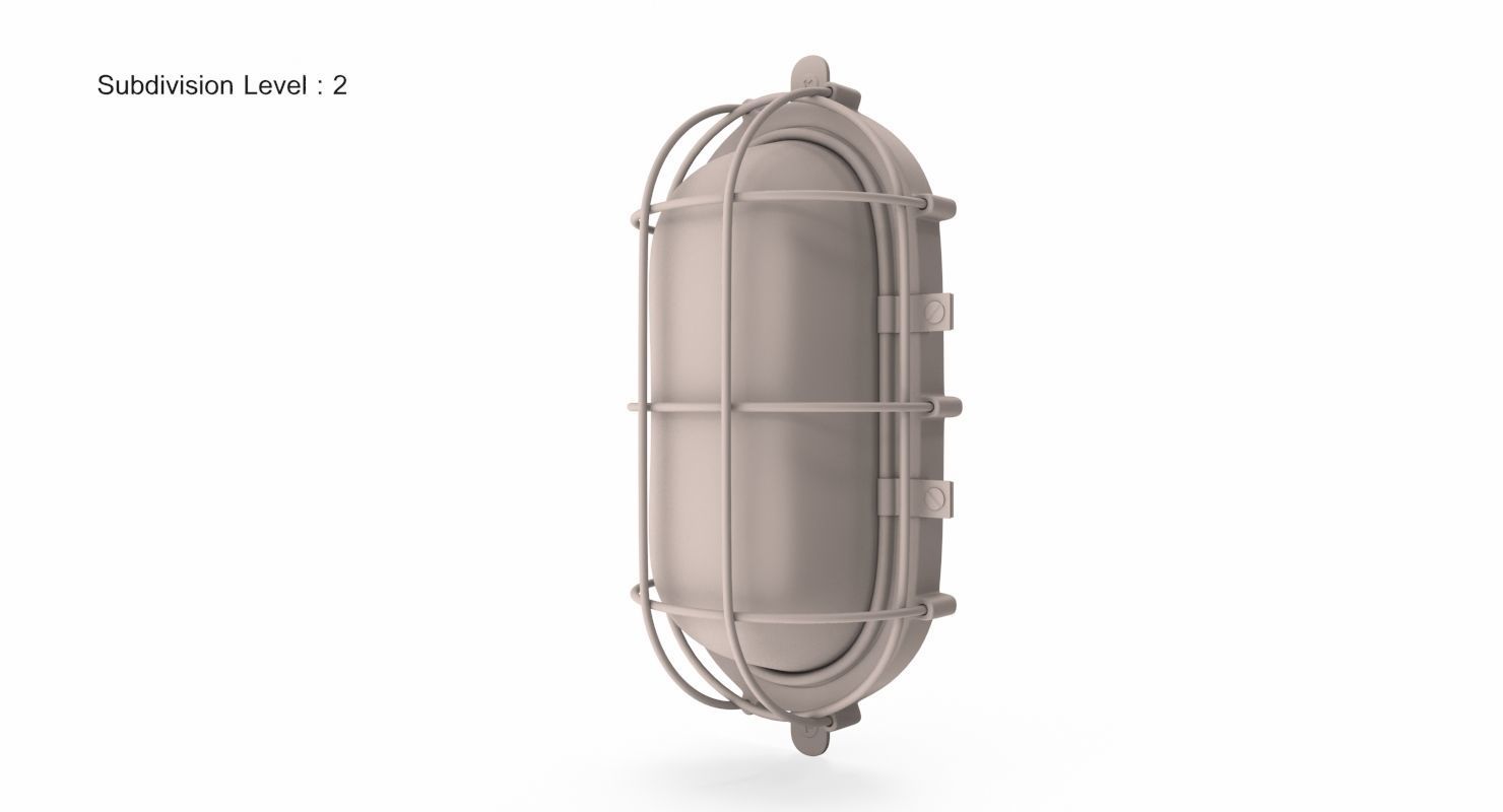 bulkhead light 3D model_22
