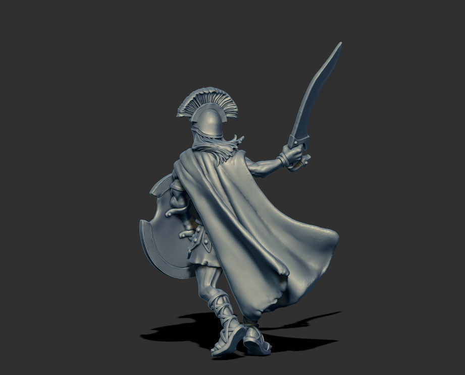 Spartan Captain - Kleitos 35 mm scale 3D model 3D printable | CGTrader