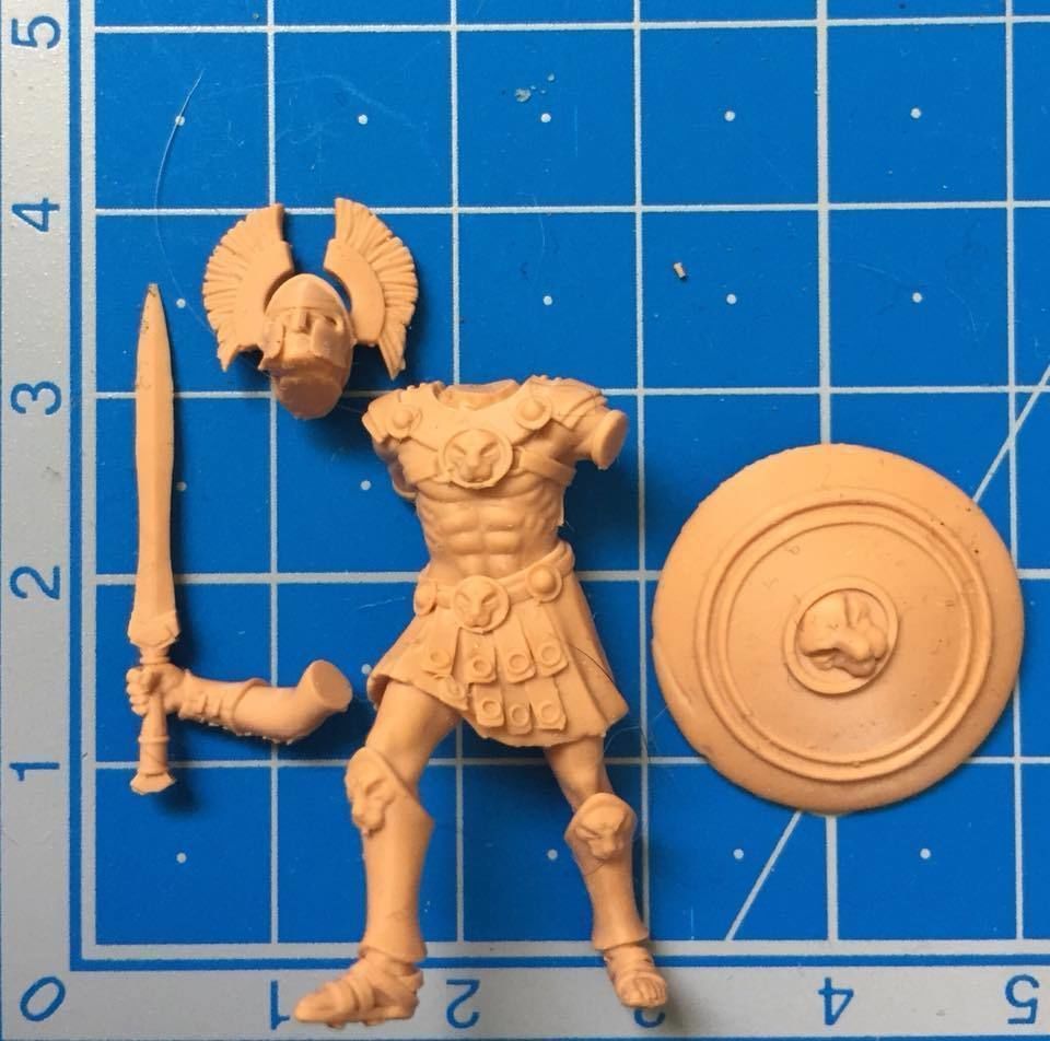 Greek hoplite - Aristeo 35 mm scale - 3D print model 3D print model_8