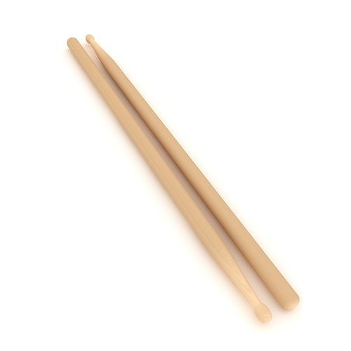 Drum Sticks 3D model