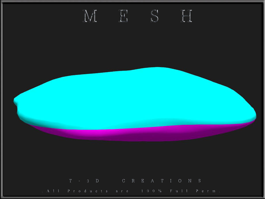 CLOUD mesh - creations Low-poly 3D model_1