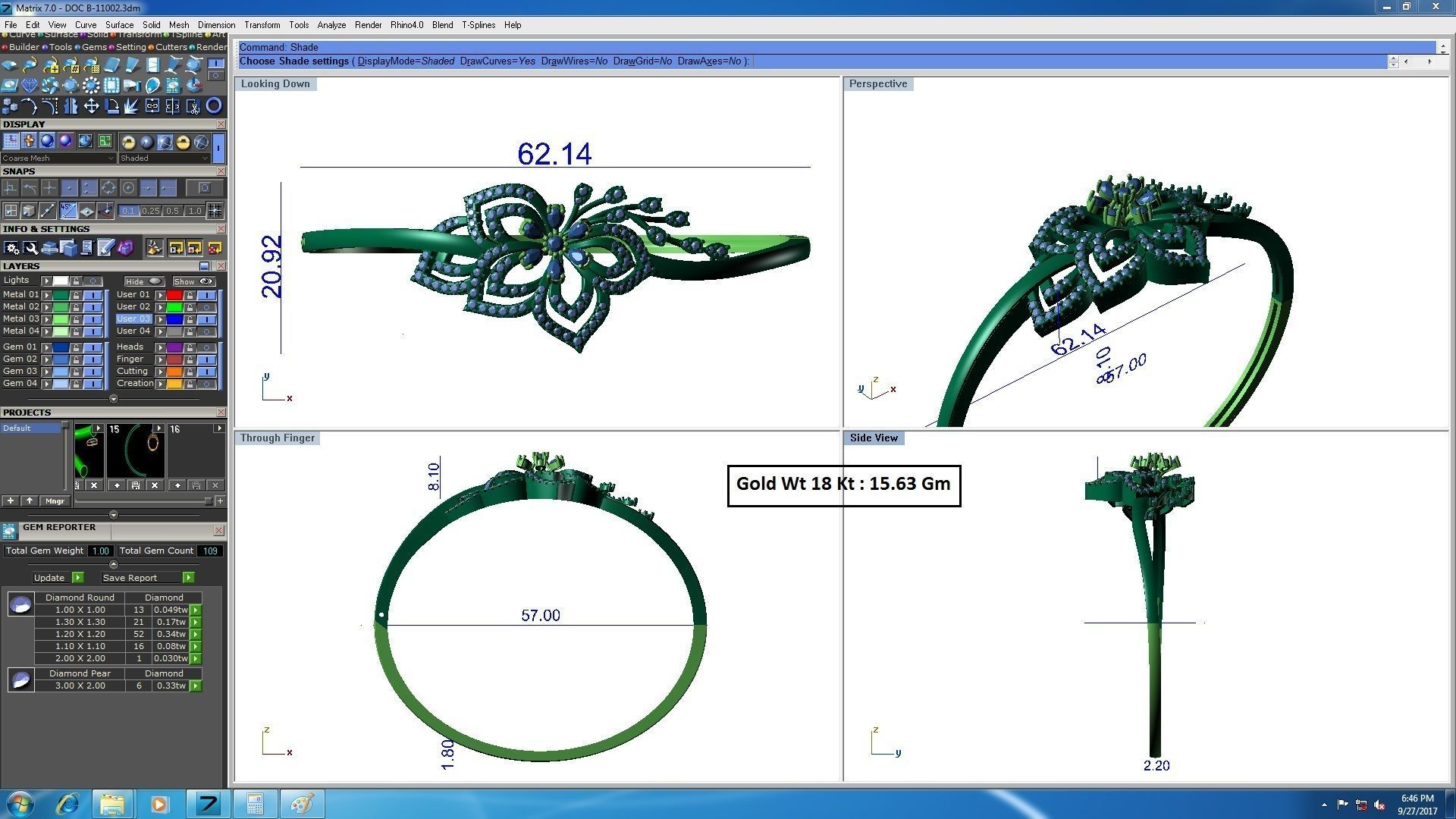 33 Women bracelets 3dm stl render detail 3D print model 3D print model_45