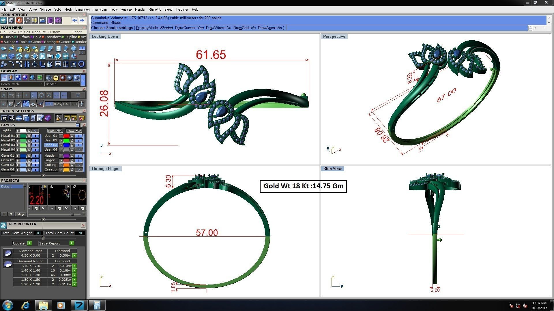 33 Women bracelets 3dm stl render detail 3D print model 3D print model_40