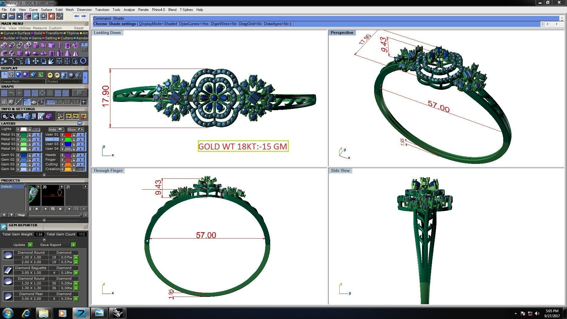 33 Women bracelets 3dm stl render detail 3D print model 3D print model_32