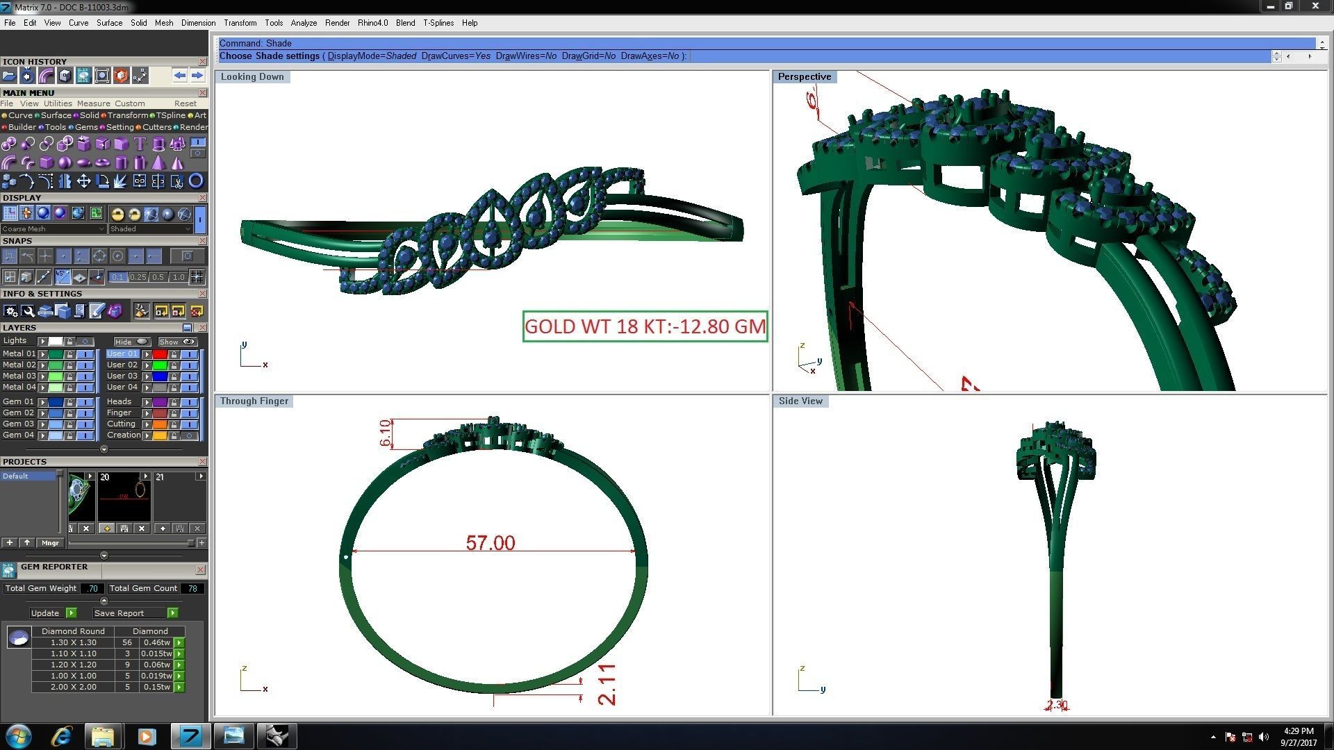 33 Women bracelets 3dm stl render detail 3D print model 3D print model_46