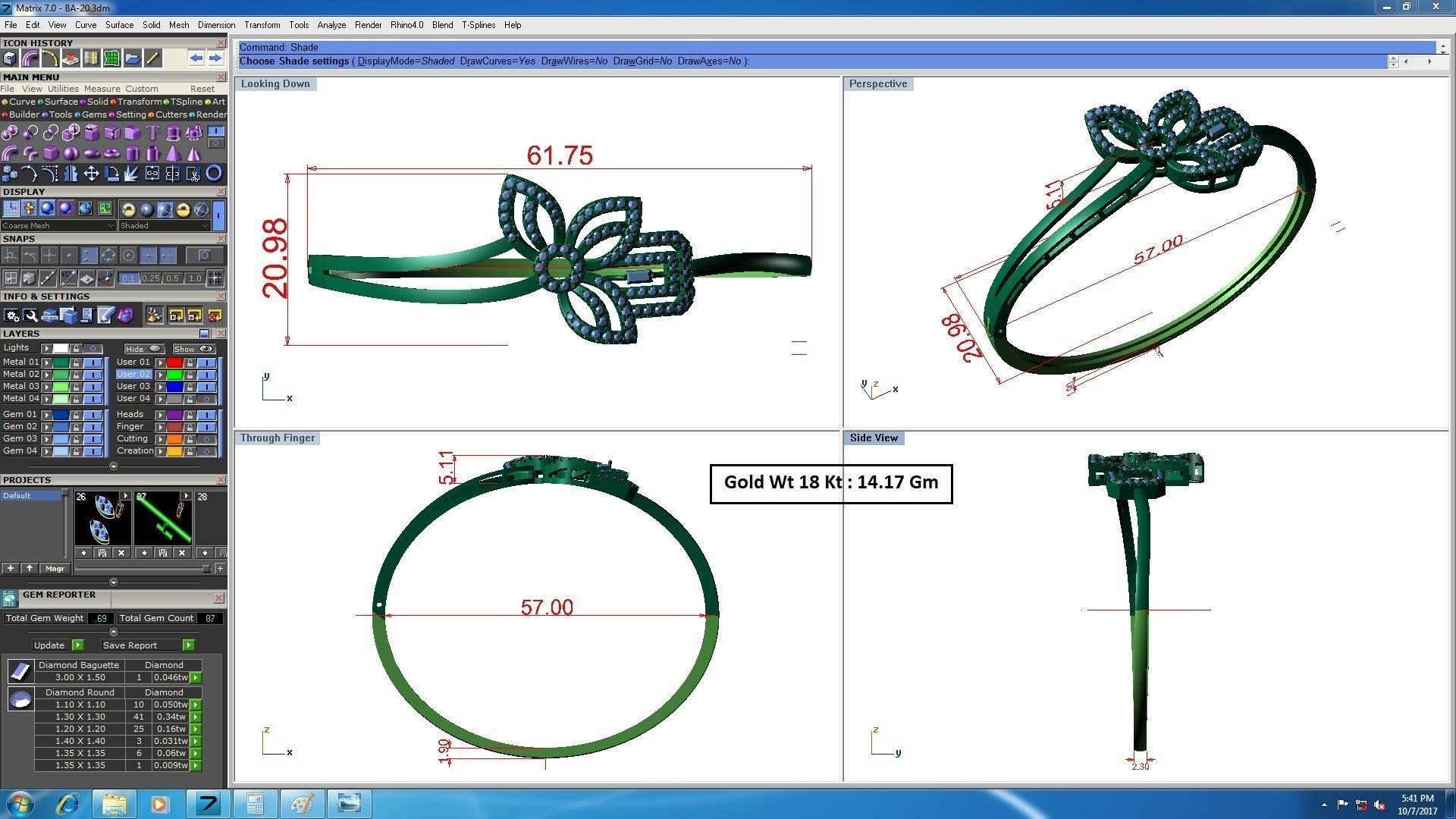 33 Women bracelets 3dm stl render detail 3D print model 3D print model_39