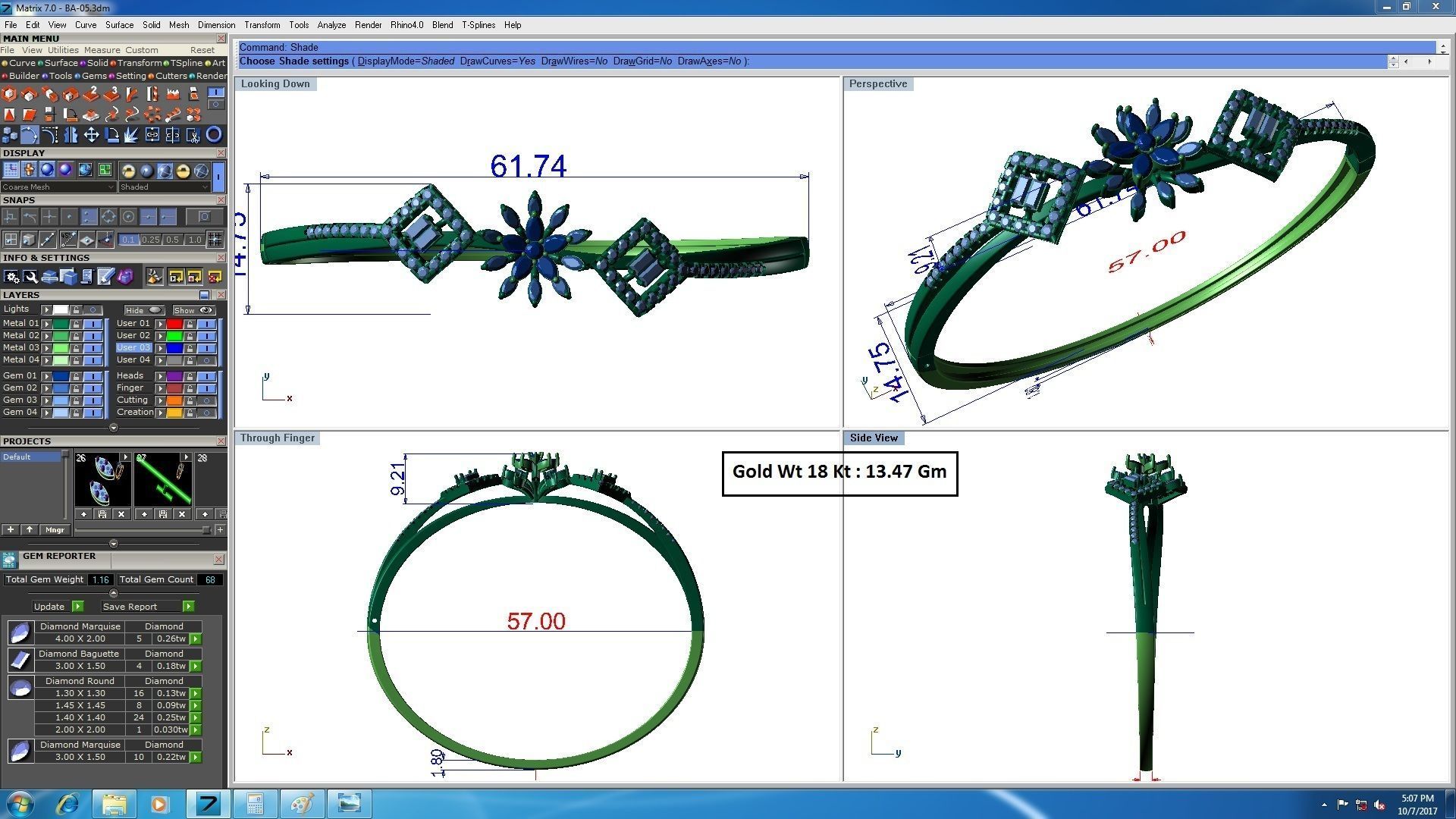 33 Women bracelets 3dm stl render detail 3D print model 3D print model_8