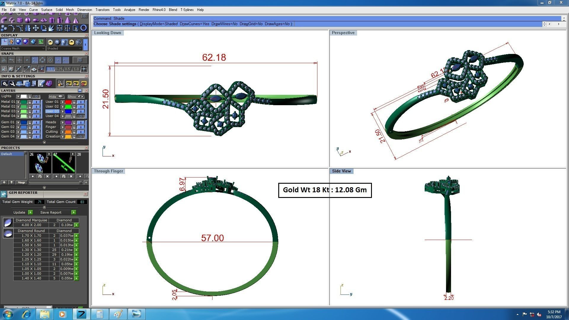 33 Women bracelets 3dm stl render detail 3D print model 3D print model_2