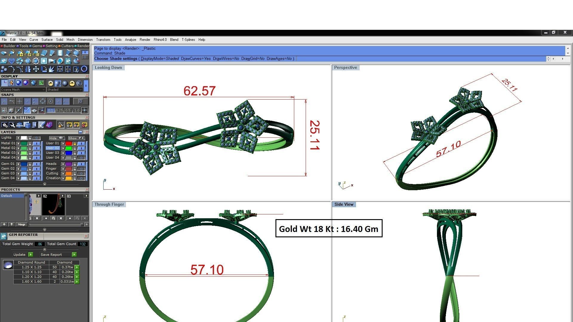 33 Women bracelets 3dm stl render detail 3D print model 3D print model_25