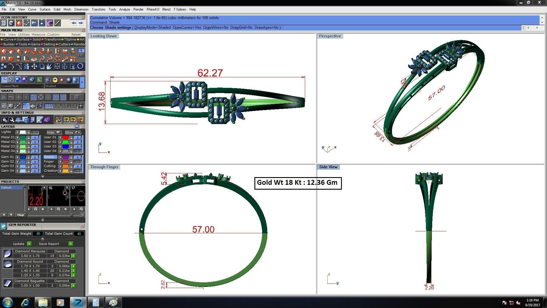 33 Women bracelets 3dm stl render detail 3D print model 3D print model_17