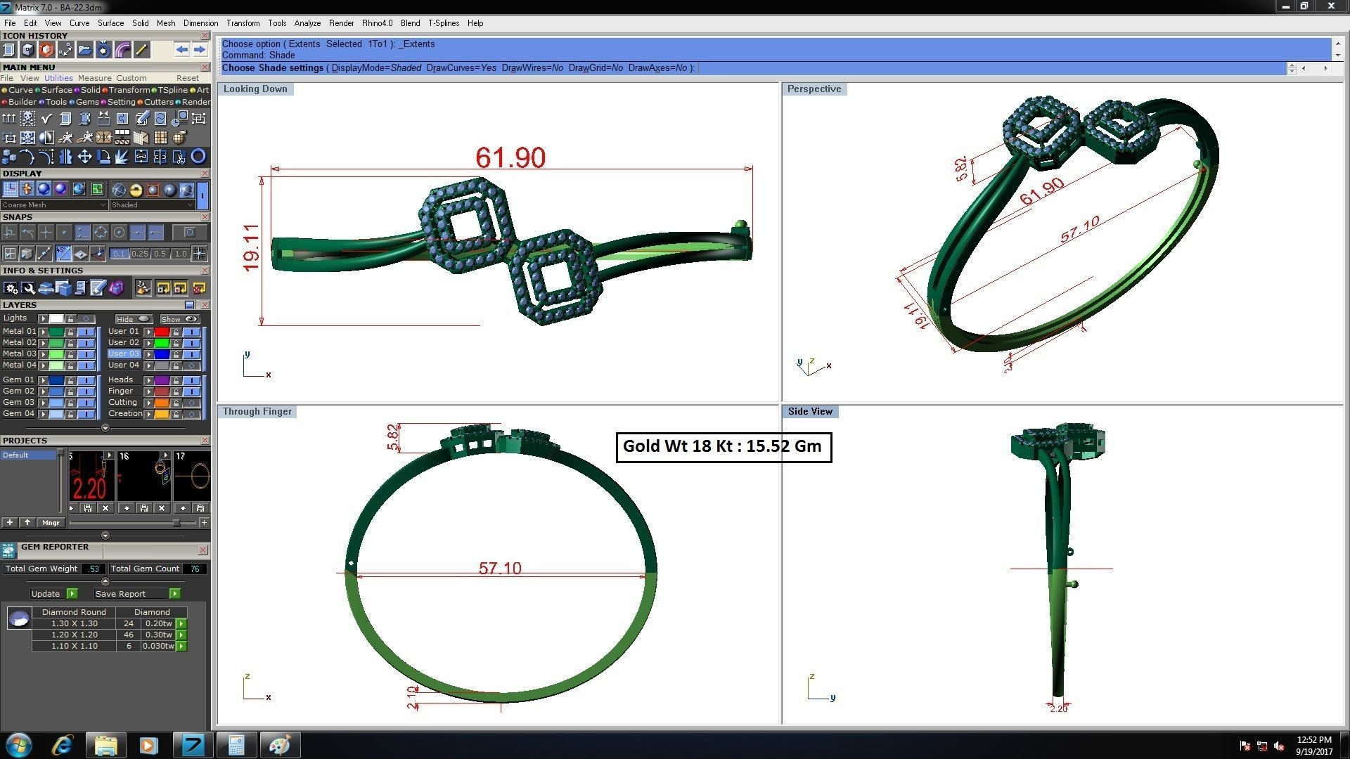 33 Women bracelets 3dm stl render detail 3D print model 3D print model_36