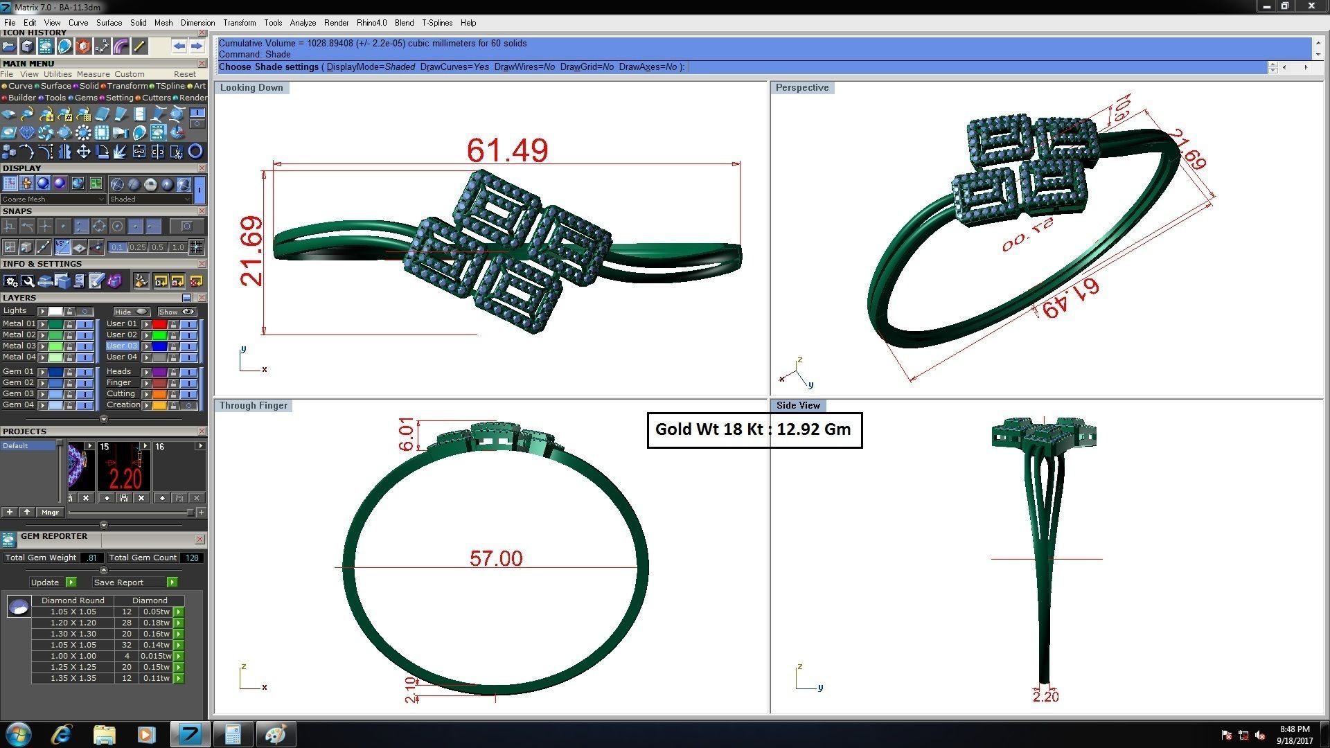 33 Women bracelets 3dm stl render detail 3D print model 3D print model_13