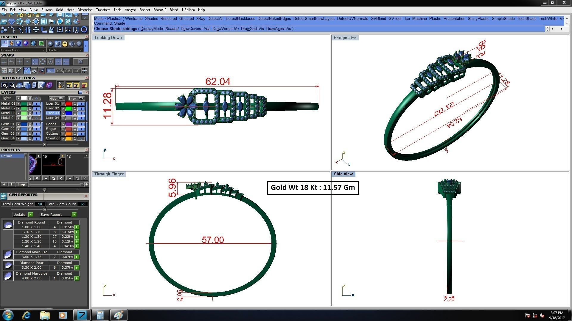 33 Women bracelets 3dm stl render detail 3D print model 3D print model_1