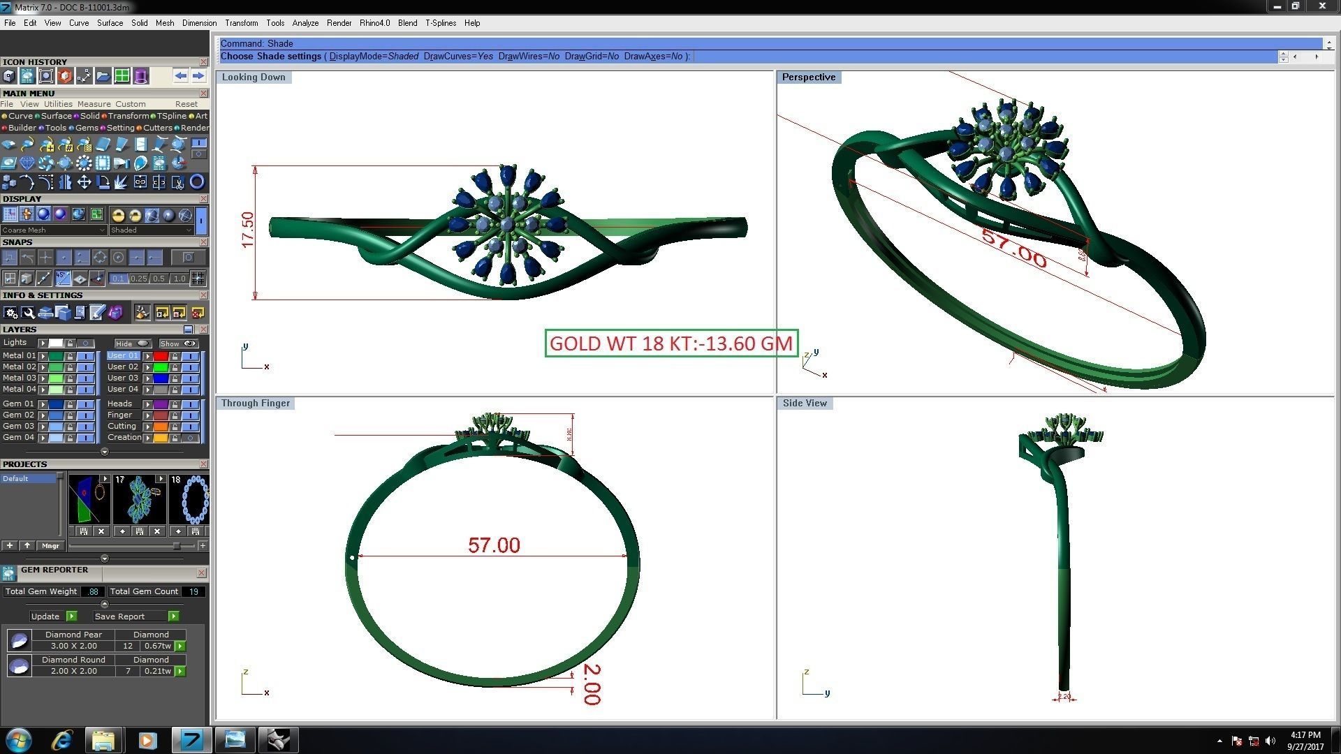 33 Women bracelets 3dm stl render detail 3D print model 3D print model_26