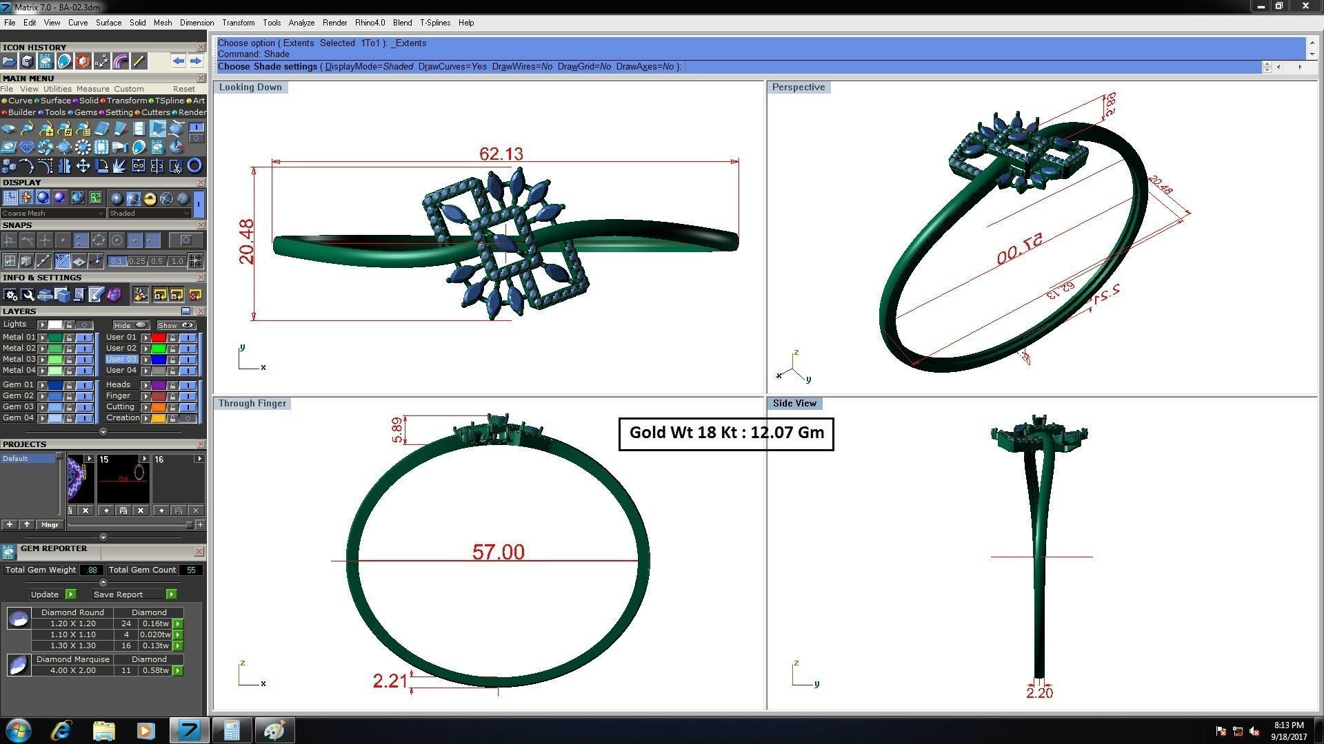 33 Women bracelets 3dm stl render detail 3D print model 3D print model_52