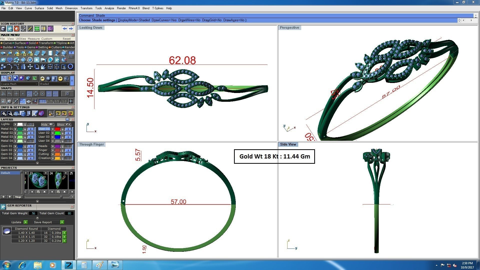 33 Women bracelets 3dm stl render detail 3D print model 3D print model_15