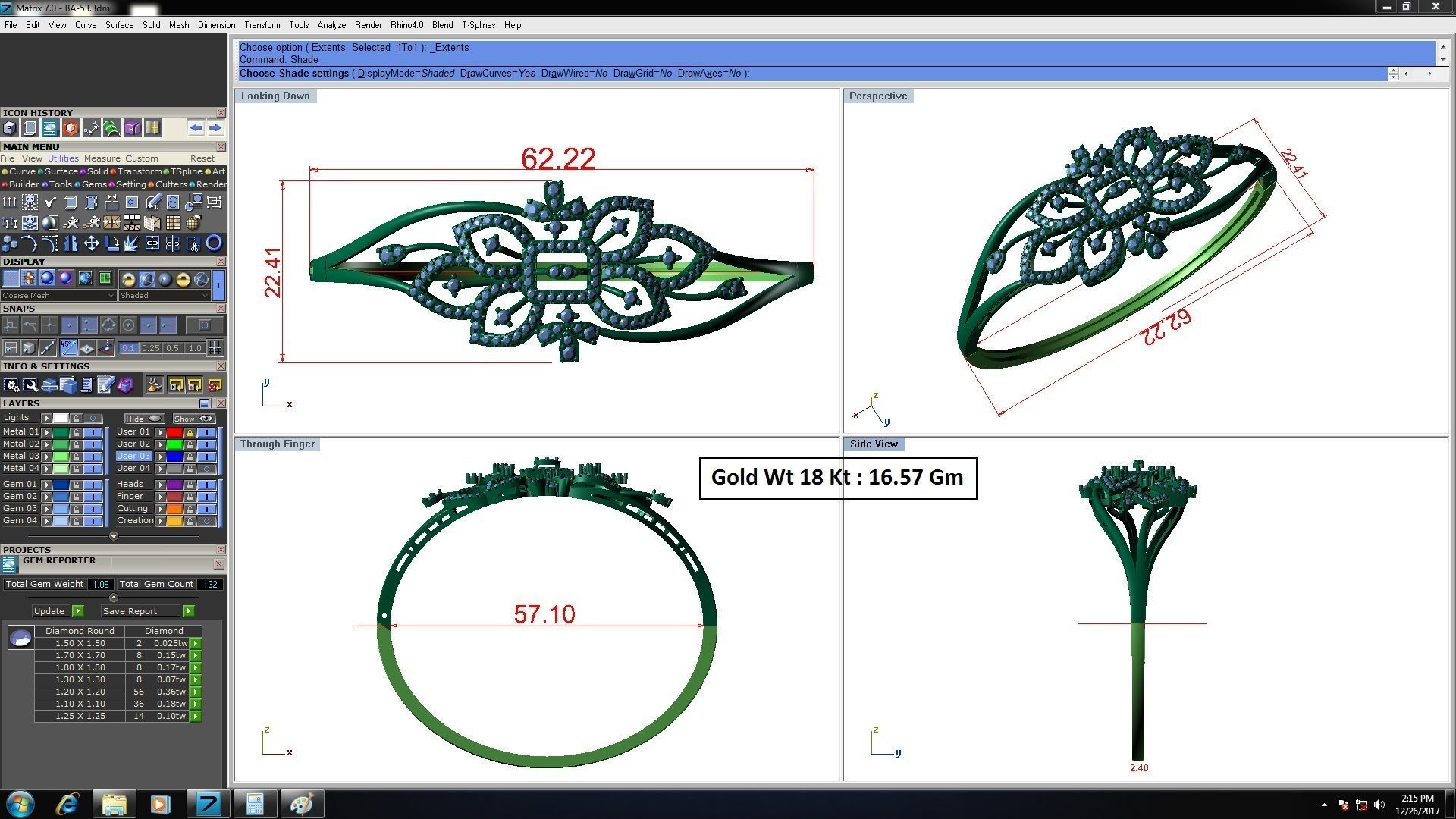 33 Women bracelets 3dm stl render detail 3D print model 3D print model_43