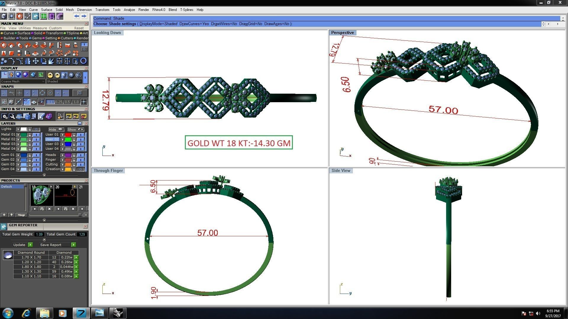 33 Women bracelets 3dm stl render detail 3D print model 3D print model_30