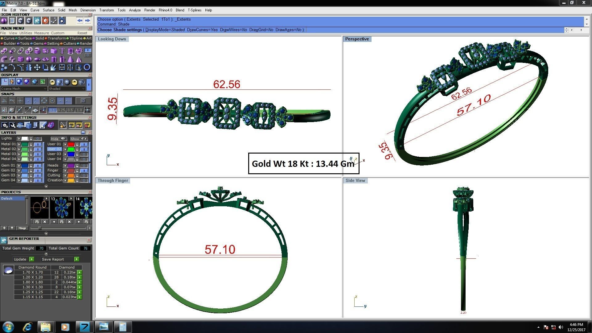 33 Women bracelets 3dm stl render detail 3D print model 3D print model_38
