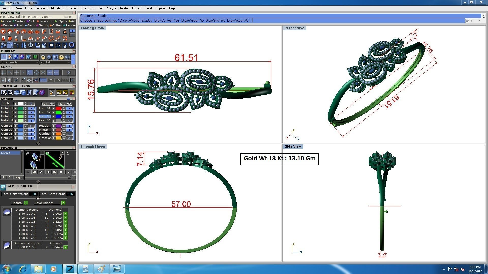 33 Women bracelets 3dm stl render detail 3D print model 3D print model_54