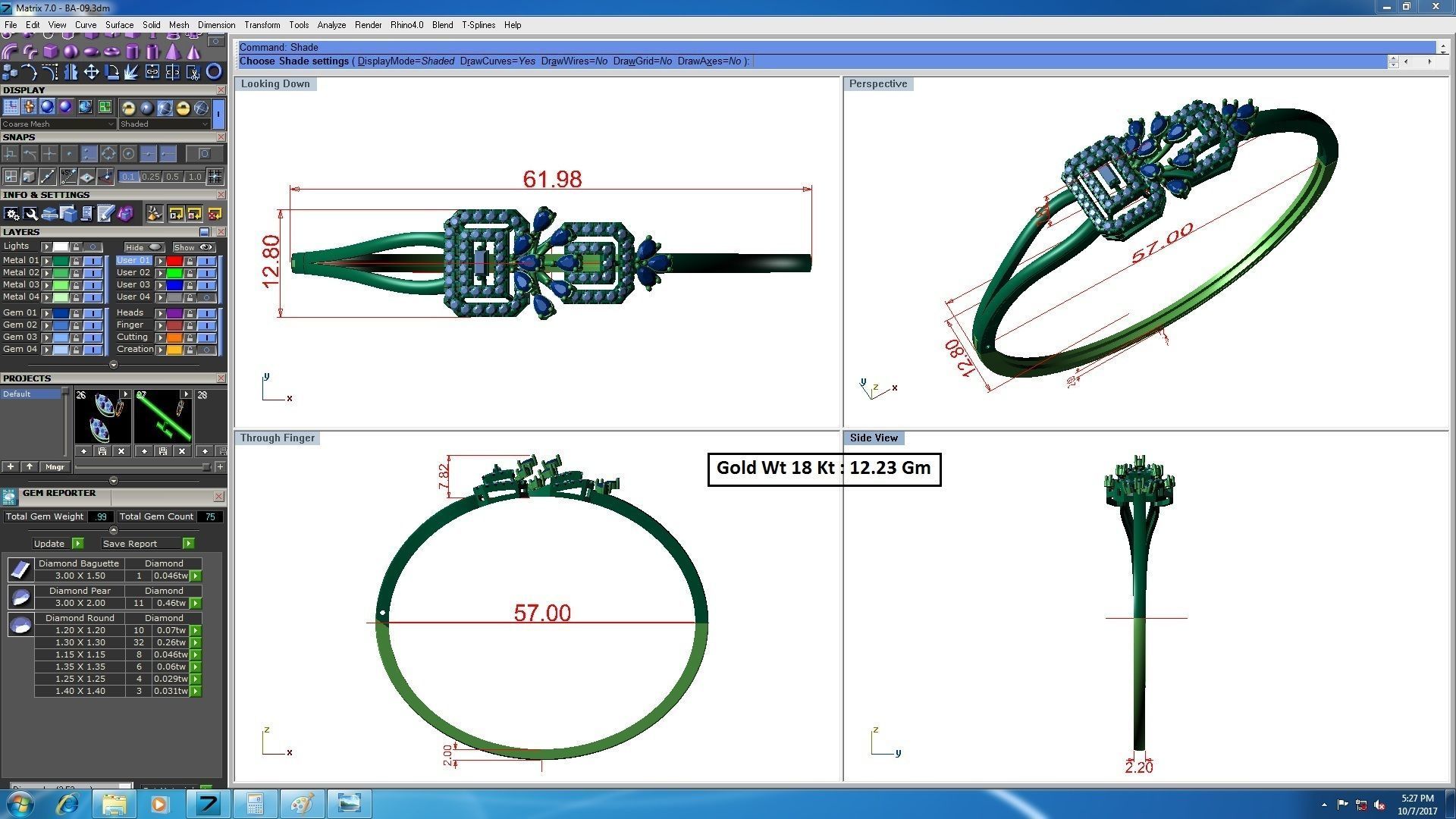 33 Women bracelets 3dm stl render detail 3D print model 3D print model_11