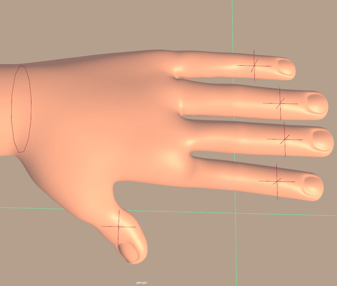 Cartoon Little Girl Rigged 3D model_35