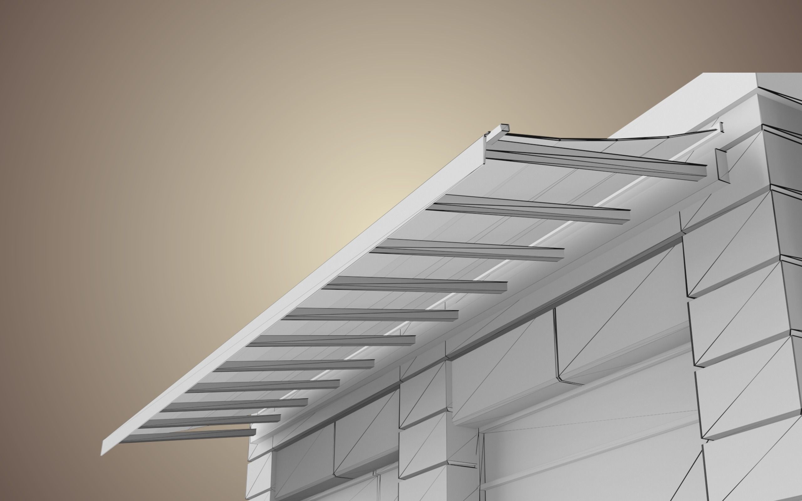 Coffee Shop Low Poly 01 Low-poly 3D model_16