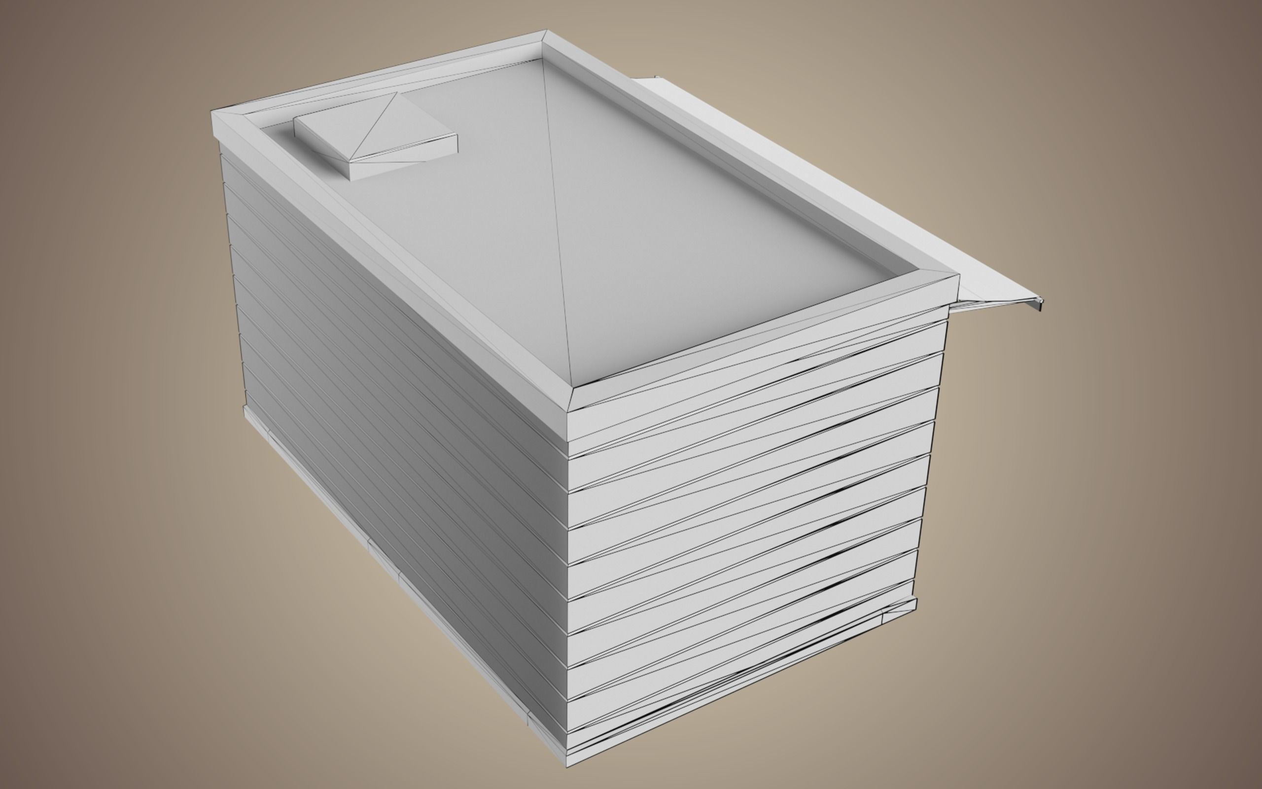 Coffee Shop Low Poly 01 Low-poly 3D model_14