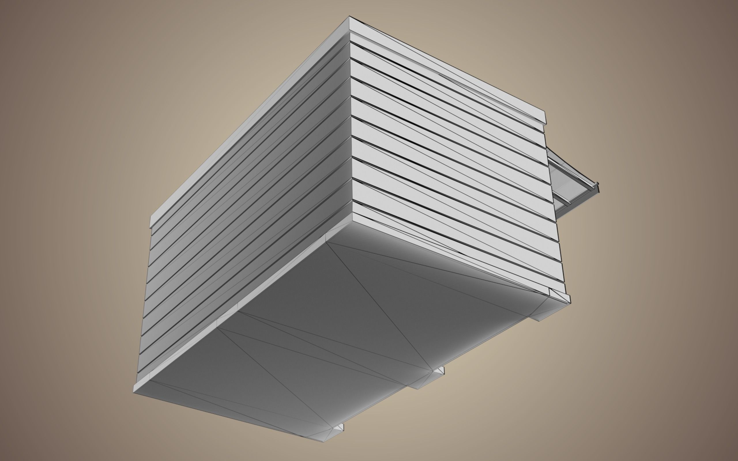 Coffee Shop Low Poly 01 Low-poly 3D model_15